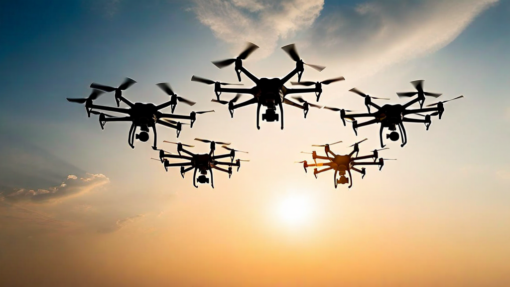 Drone swarm coordination